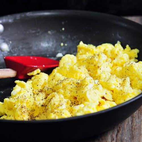 scrambled eggs
